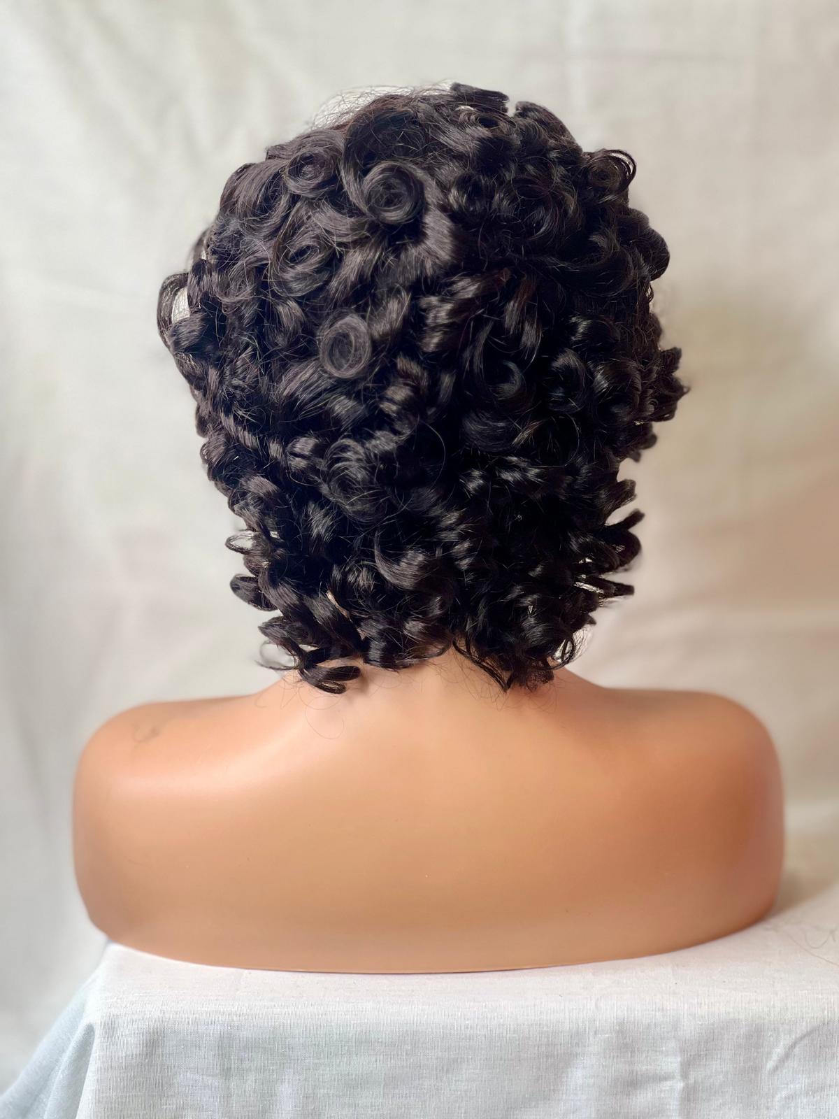 Curly Bob (Svart)