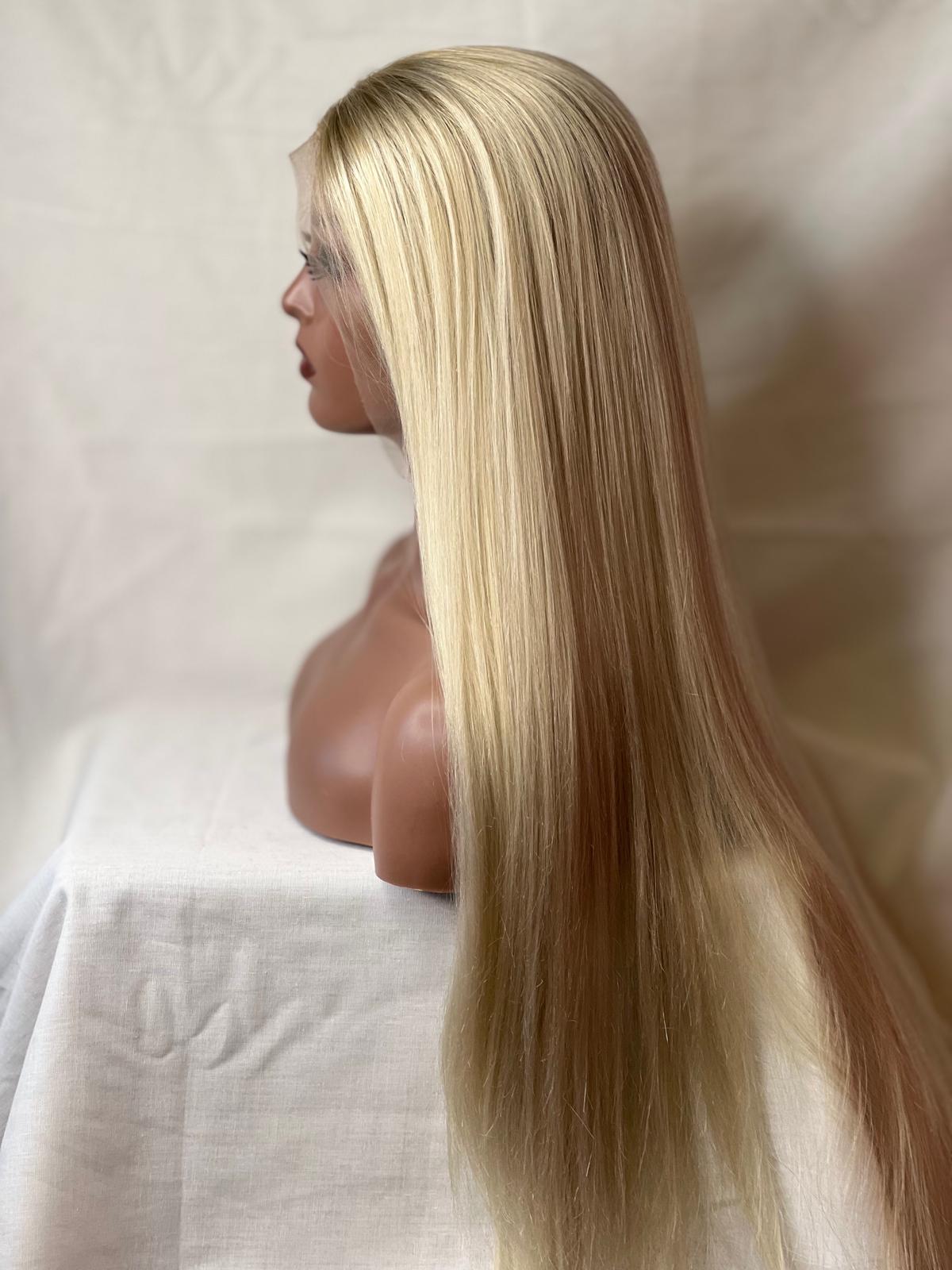 Straight Blonde Synthetic
