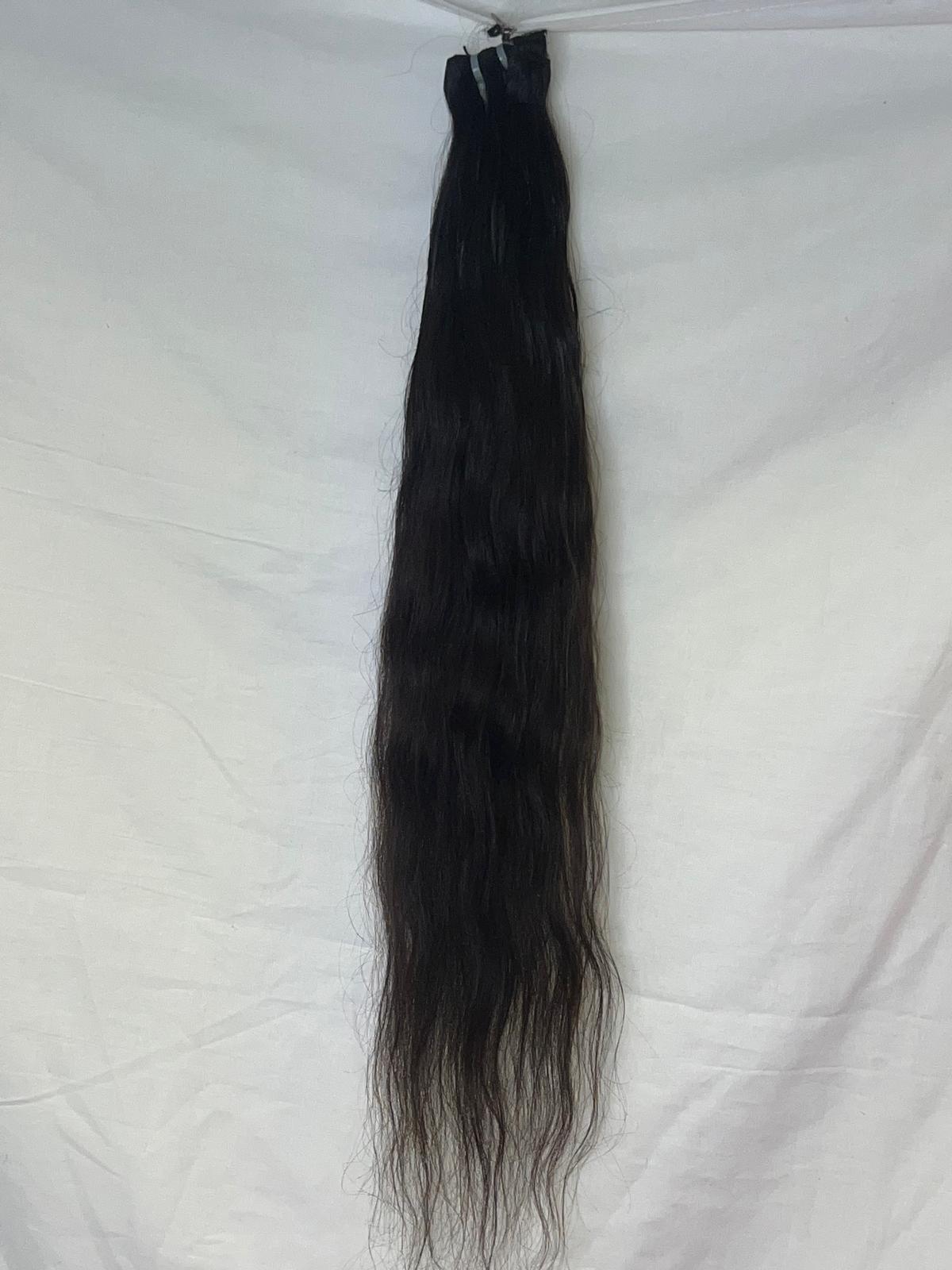 Black Remy hair wavy