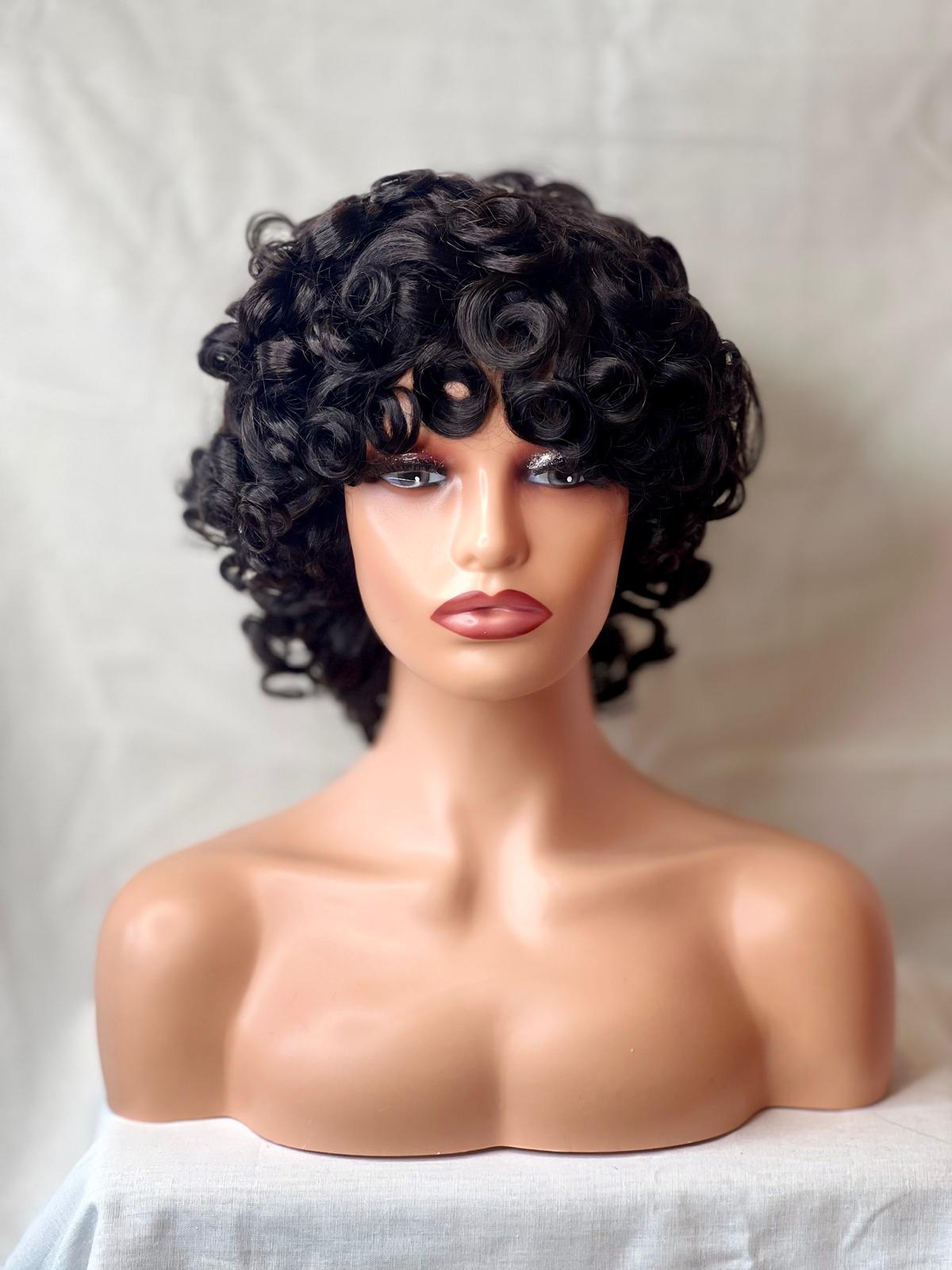 Curly Bob (Svart)
