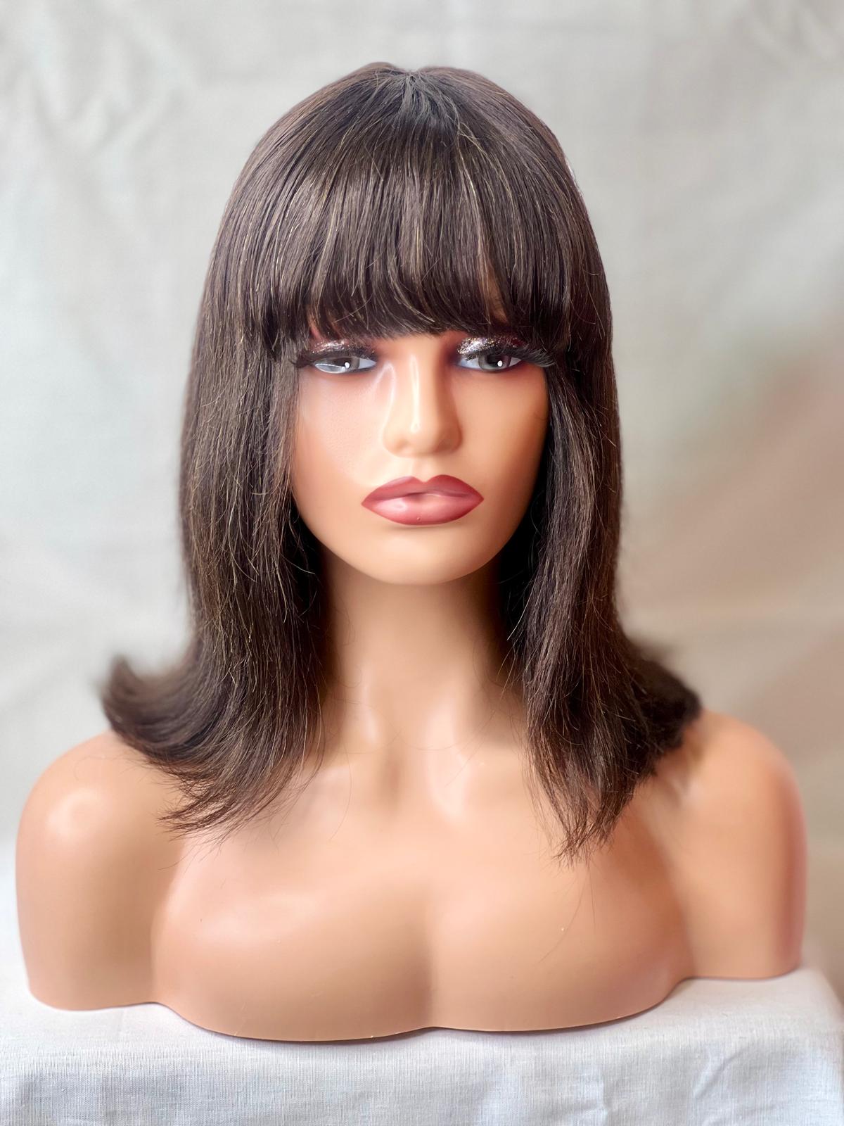 Straight Bob Fringe Wig