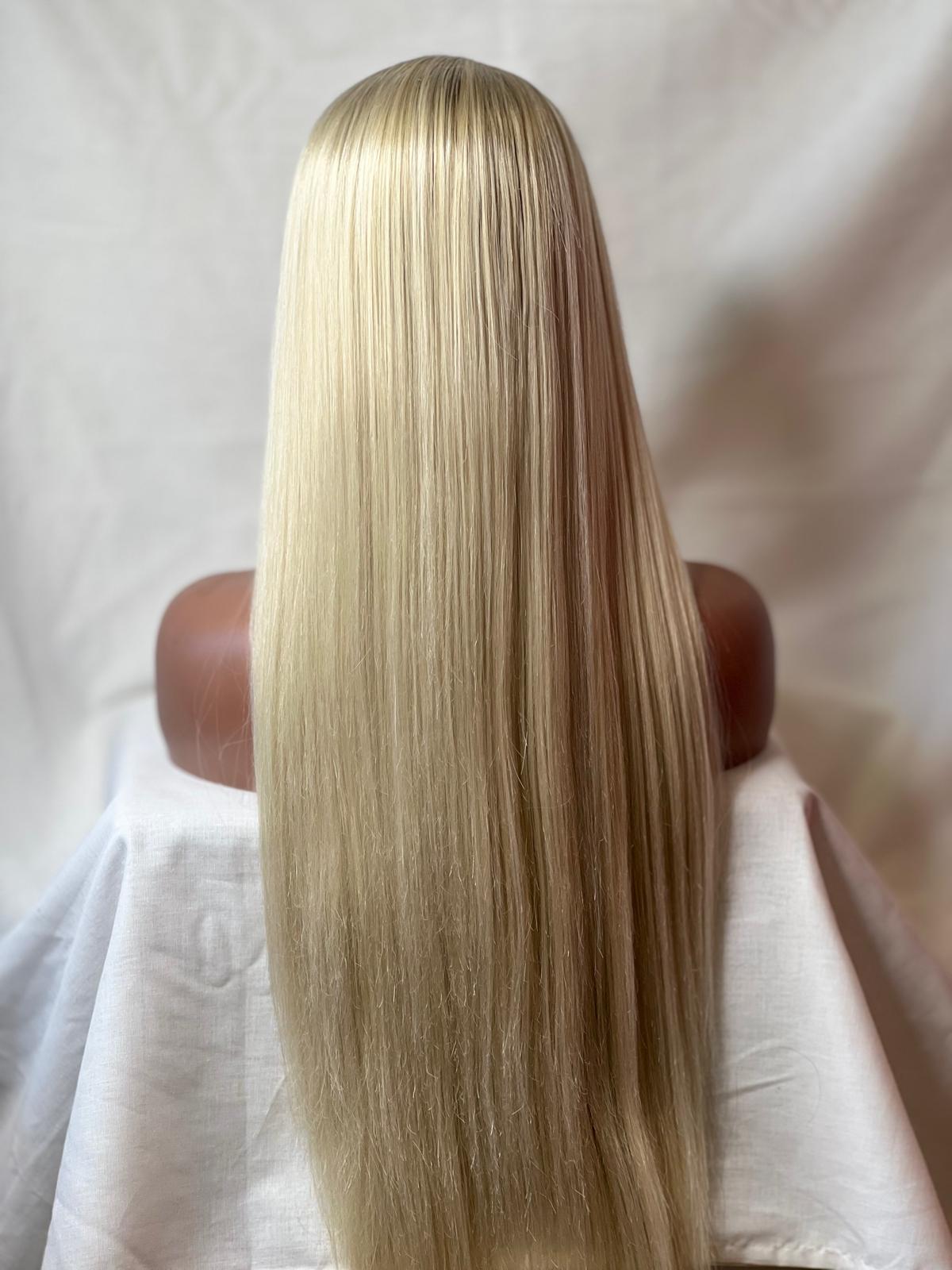 Straight Blonde Synthetic