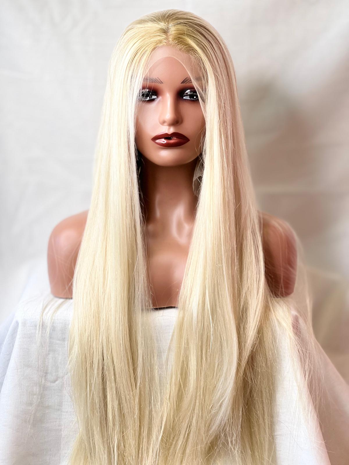 Straight Blonde Synthetic