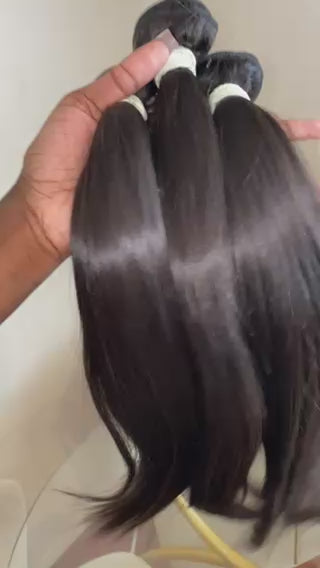 Straigh double drawn bundle